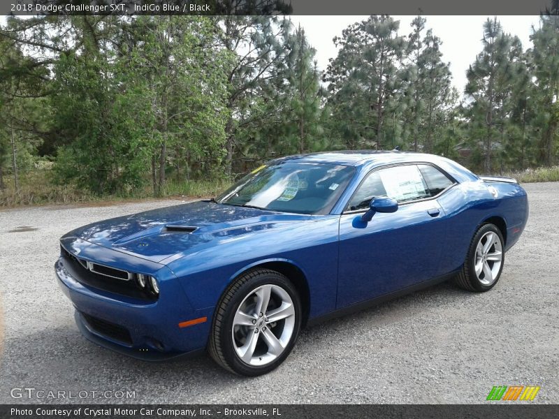IndiGo Blue / Black 2018 Dodge Challenger SXT