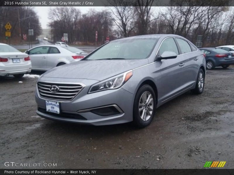 Shale Gray Metallic / Gray 2016 Hyundai Sonata SE