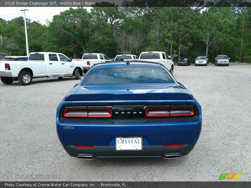 IndiGo Blue / Black 2018 Dodge Challenger SXT