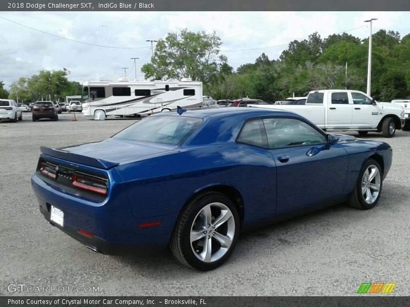 IndiGo Blue / Black 2018 Dodge Challenger SXT