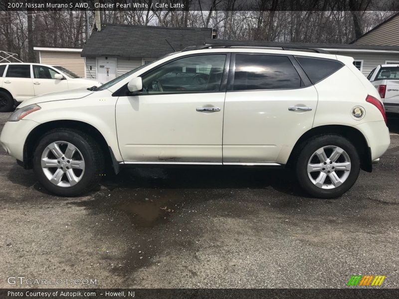 Glacier Pearl White / Cafe Latte 2007 Nissan Murano S AWD