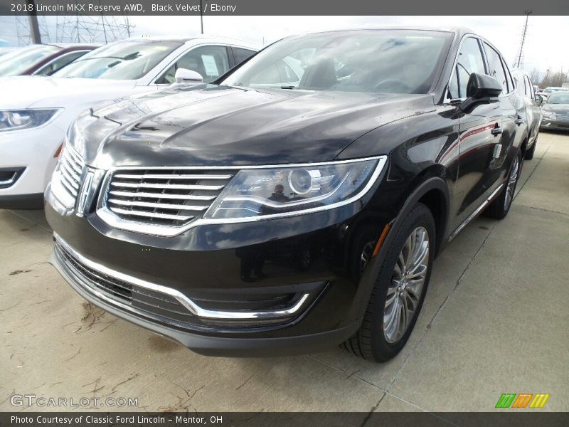 Black Velvet / Ebony 2018 Lincoln MKX Reserve AWD