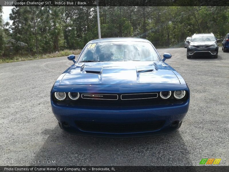 IndiGo Blue / Black 2018 Dodge Challenger SXT
