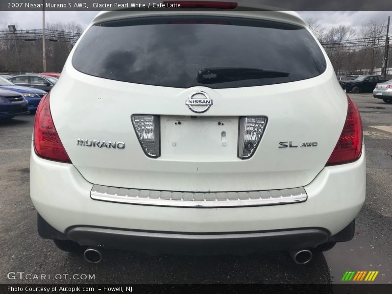 Glacier Pearl White / Cafe Latte 2007 Nissan Murano S AWD