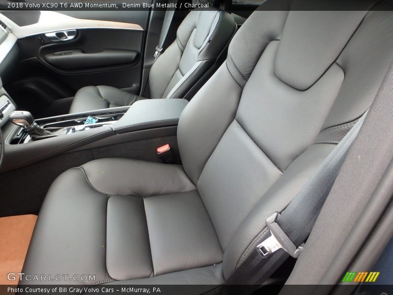 Denim Blue Metallic / Charcoal 2018 Volvo XC90 T6 AWD Momentum