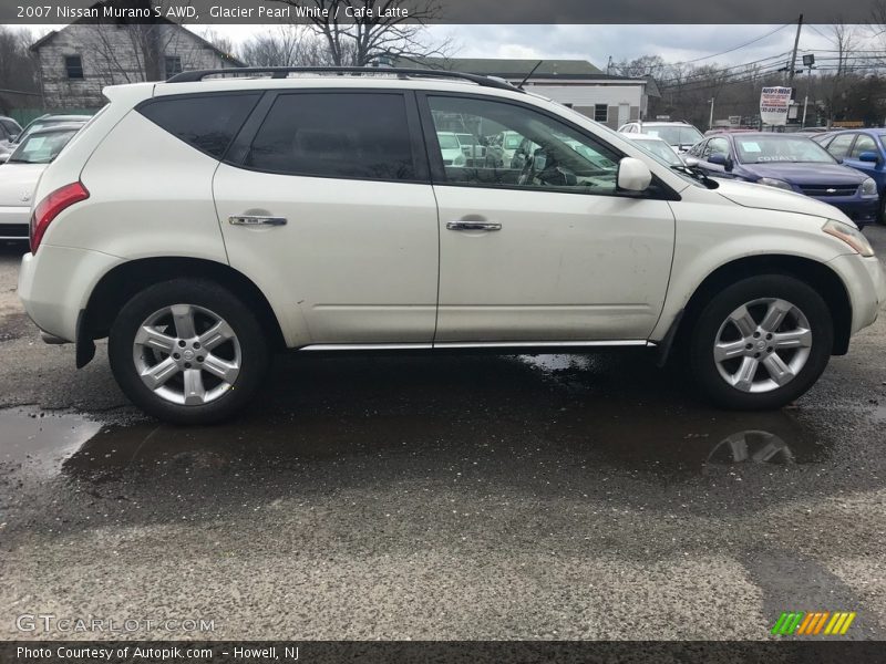 Glacier Pearl White / Cafe Latte 2007 Nissan Murano S AWD