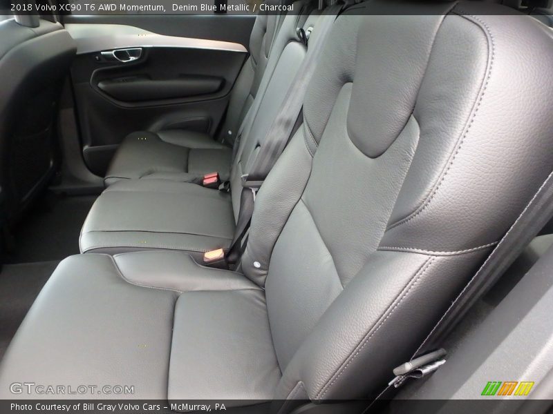 Denim Blue Metallic / Charcoal 2018 Volvo XC90 T6 AWD Momentum