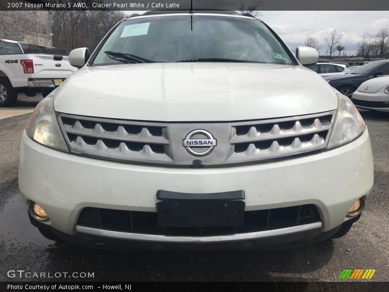 Glacier Pearl White / Cafe Latte 2007 Nissan Murano S AWD