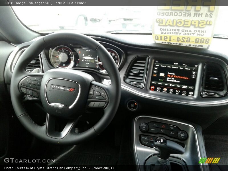 IndiGo Blue / Black 2018 Dodge Challenger SXT