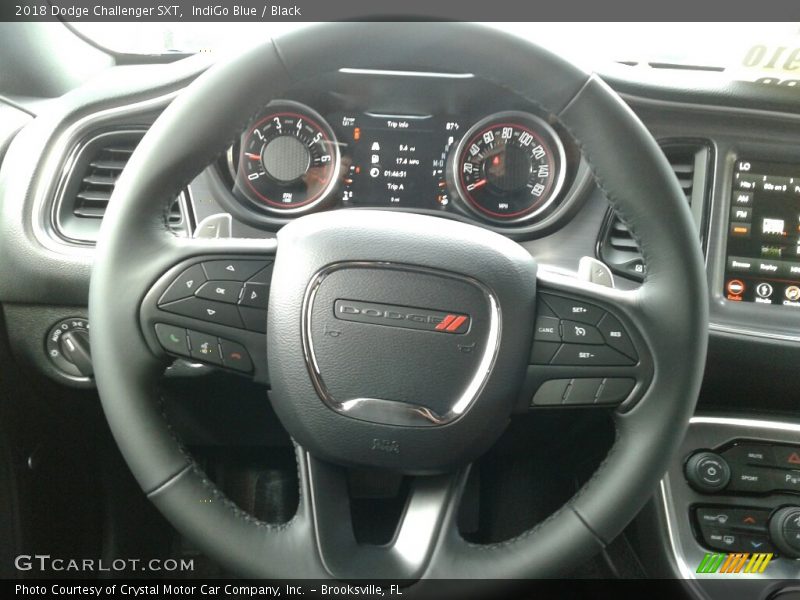 IndiGo Blue / Black 2018 Dodge Challenger SXT