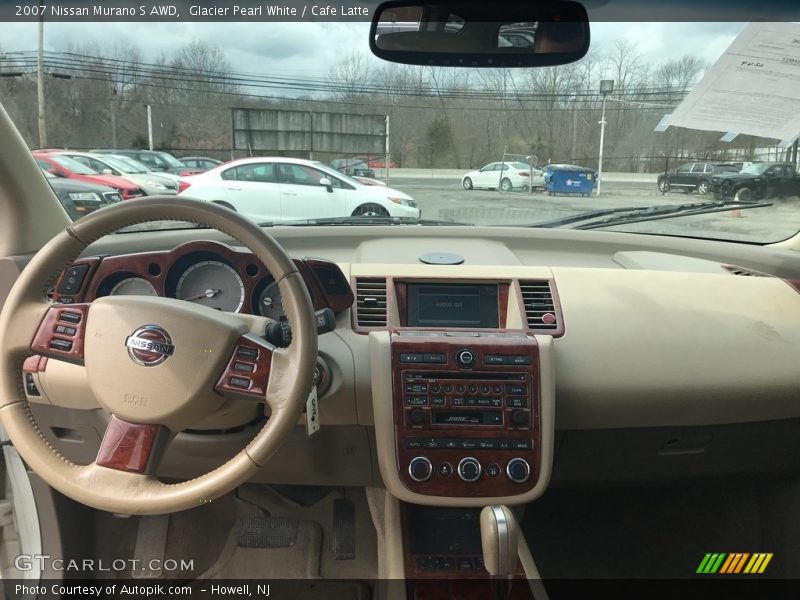 Glacier Pearl White / Cafe Latte 2007 Nissan Murano S AWD