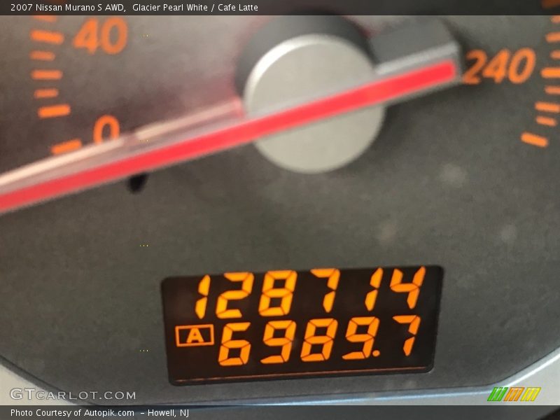 Glacier Pearl White / Cafe Latte 2007 Nissan Murano S AWD