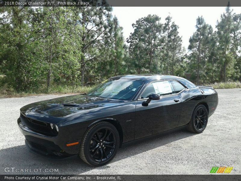 Pitch Black / Black 2018 Dodge Challenger R/T