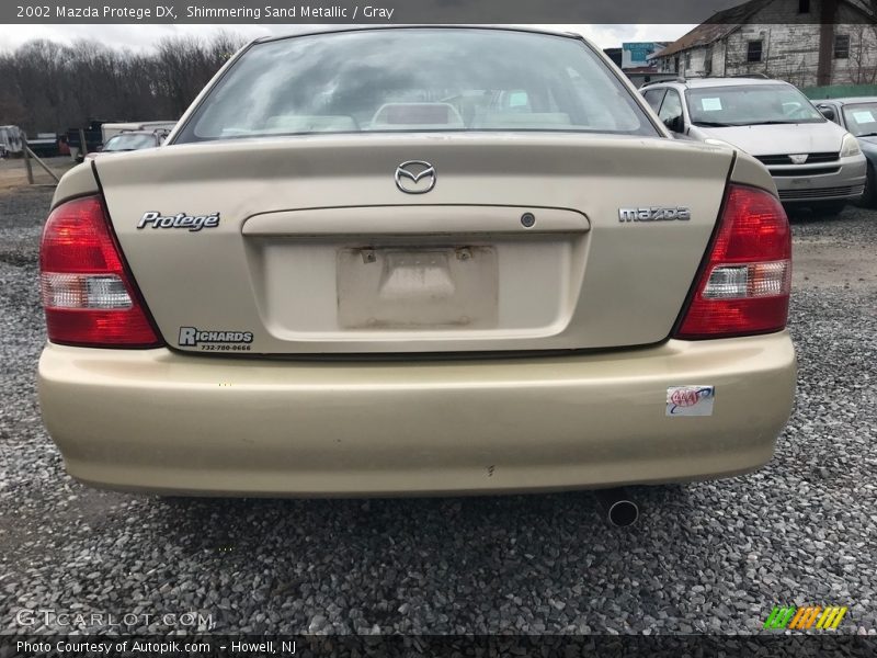 Shimmering Sand Metallic / Gray 2002 Mazda Protege DX
