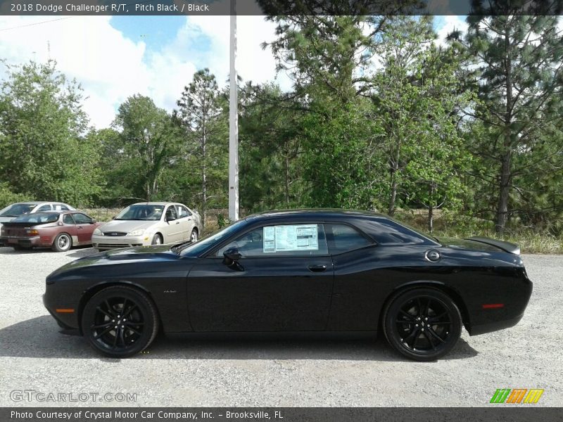 Pitch Black / Black 2018 Dodge Challenger R/T