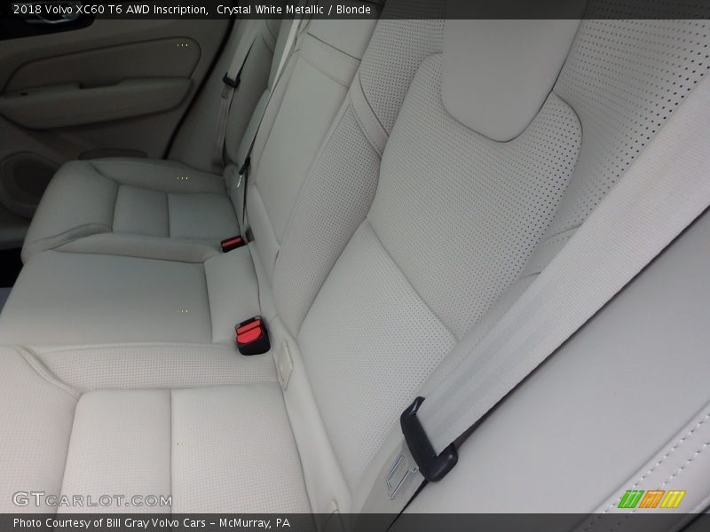 Crystal White Metallic / Blonde 2018 Volvo XC60 T6 AWD Inscription
