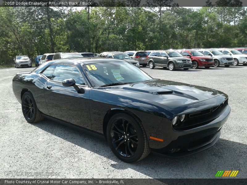 Pitch Black / Black 2018 Dodge Challenger R/T