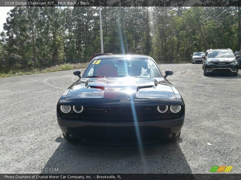 Pitch Black / Black 2018 Dodge Challenger R/T