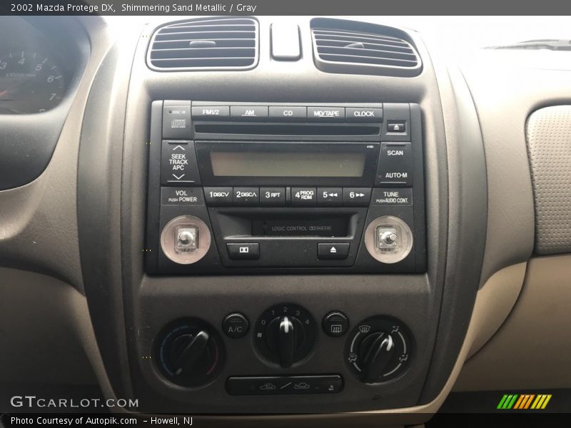 Shimmering Sand Metallic / Gray 2002 Mazda Protege DX