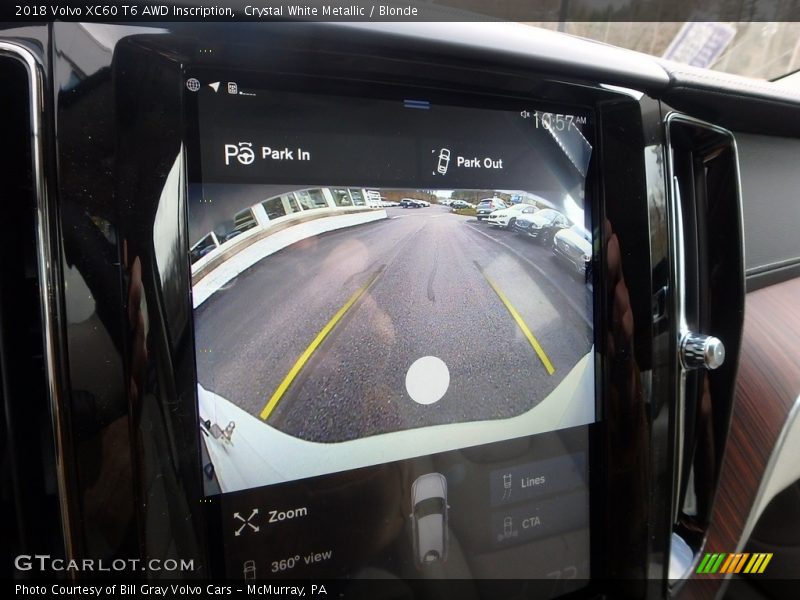 Crystal White Metallic / Blonde 2018 Volvo XC60 T6 AWD Inscription