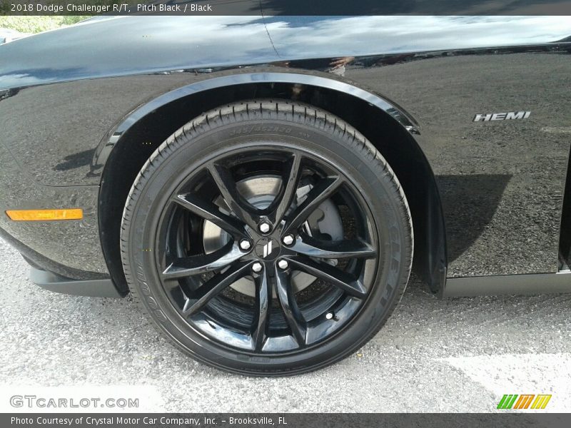 Pitch Black / Black 2018 Dodge Challenger R/T