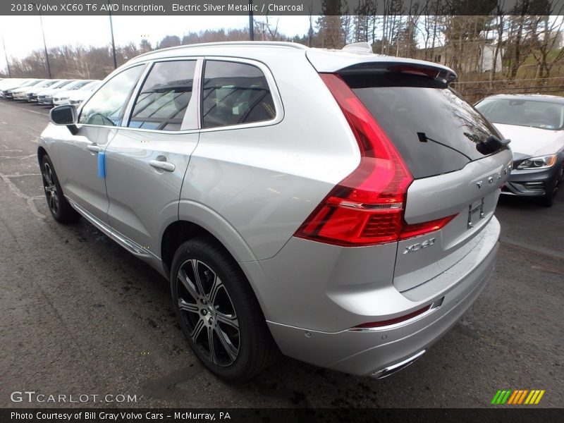 Electric Silver Metallic / Charcoal 2018 Volvo XC60 T6 AWD Inscription