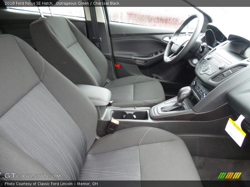 Outrageous Green / Charcoal Black 2018 Ford Focus SE Hatch