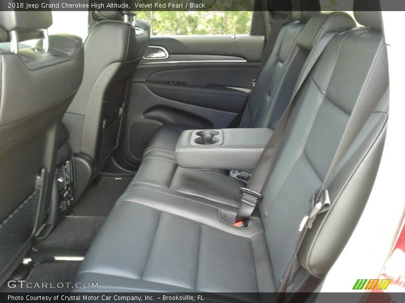 Velvet Red Pearl / Black 2018 Jeep Grand Cherokee High Altitude