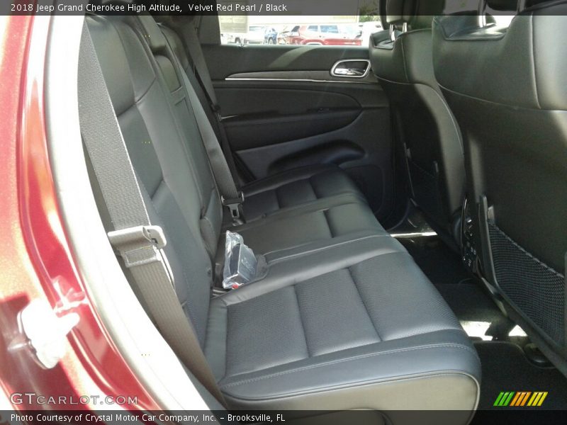 Velvet Red Pearl / Black 2018 Jeep Grand Cherokee High Altitude