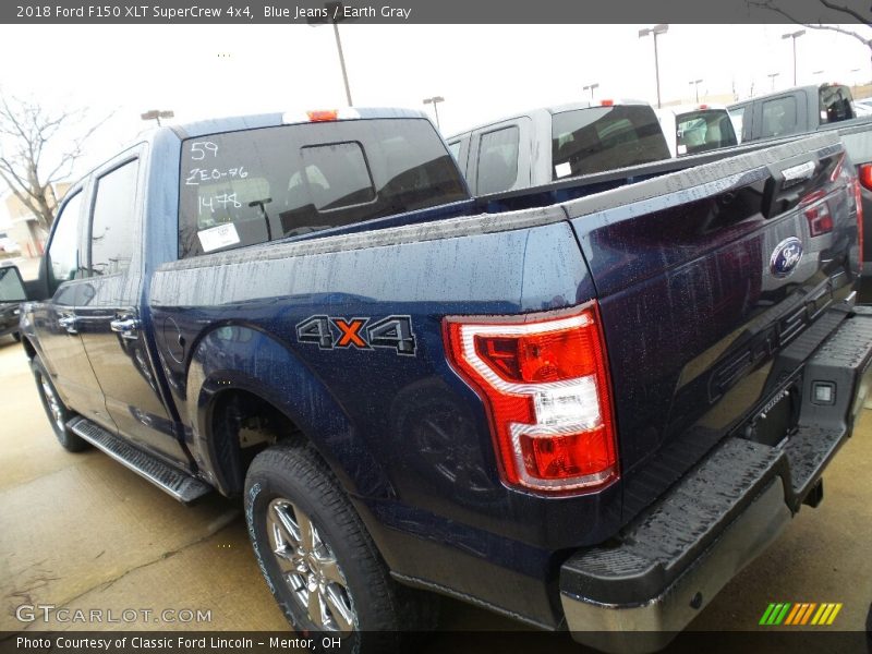 Blue Jeans / Earth Gray 2018 Ford F150 XLT SuperCrew 4x4