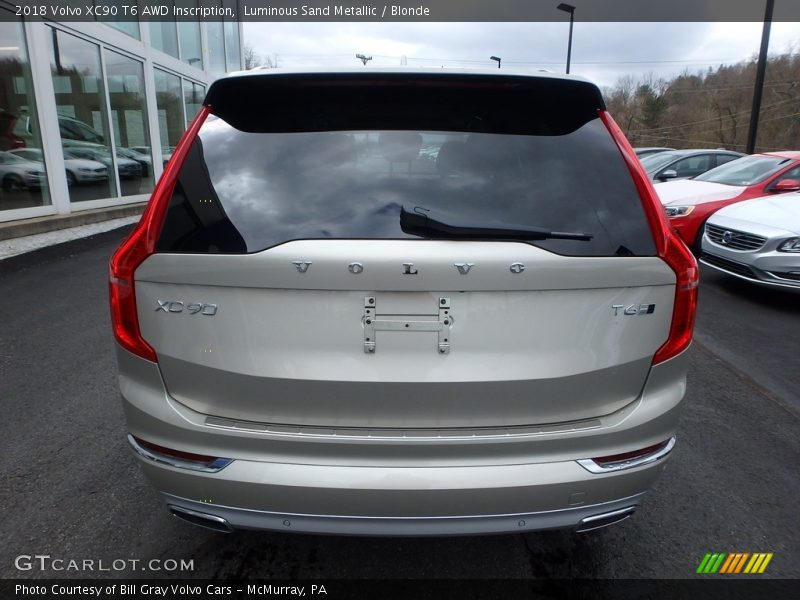 Luminous Sand Metallic / Blonde 2018 Volvo XC90 T6 AWD Inscription
