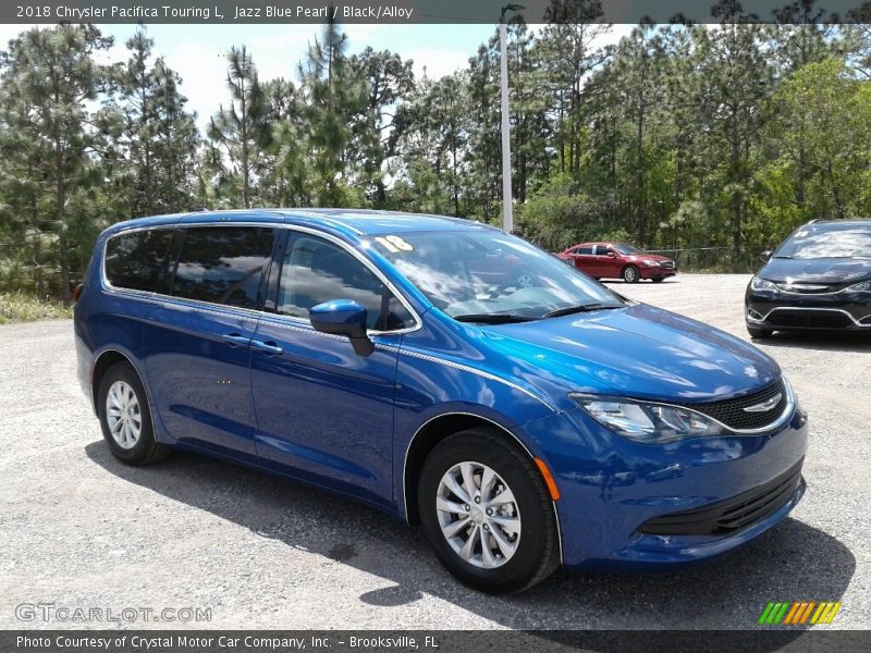 Jazz Blue Pearl / Black/Alloy 2018 Chrysler Pacifica Touring L