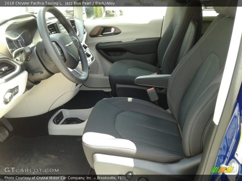 Jazz Blue Pearl / Black/Alloy 2018 Chrysler Pacifica Touring L