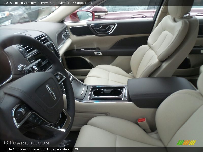 Front Seat of 2018 Continental Premiere