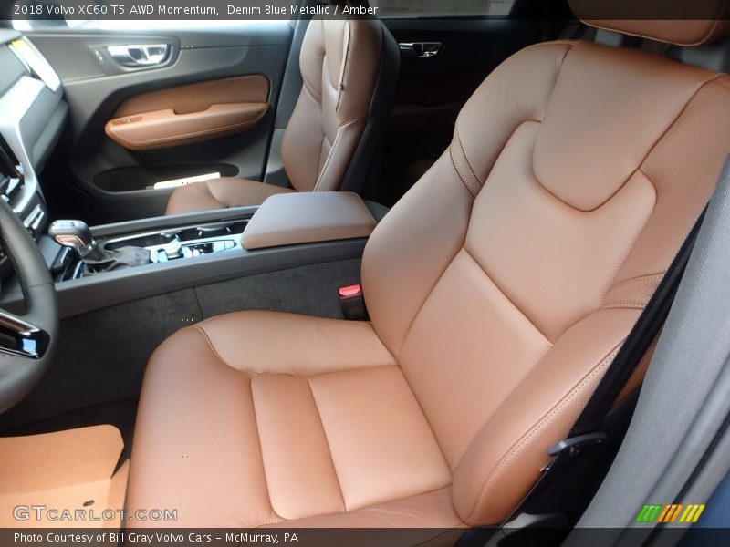 Denim Blue Metallic / Amber 2018 Volvo XC60 T5 AWD Momentum