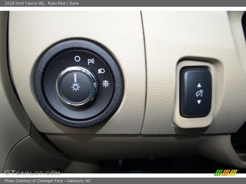 Controls of 2018 Taurus SEL