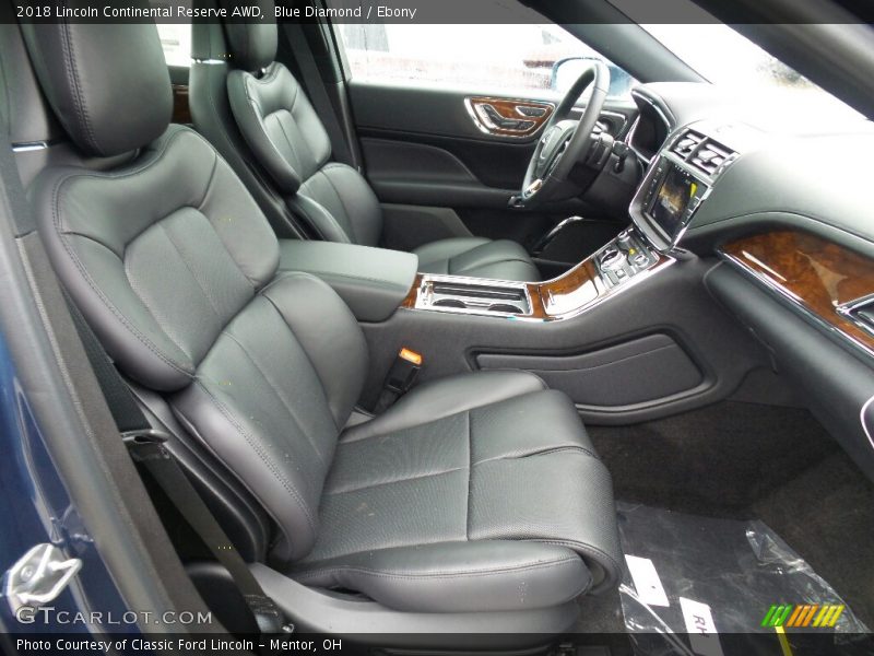 Front Seat of 2018 Continental Reserve AWD
