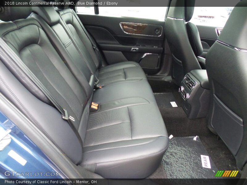 Rear Seat of 2018 Continental Reserve AWD