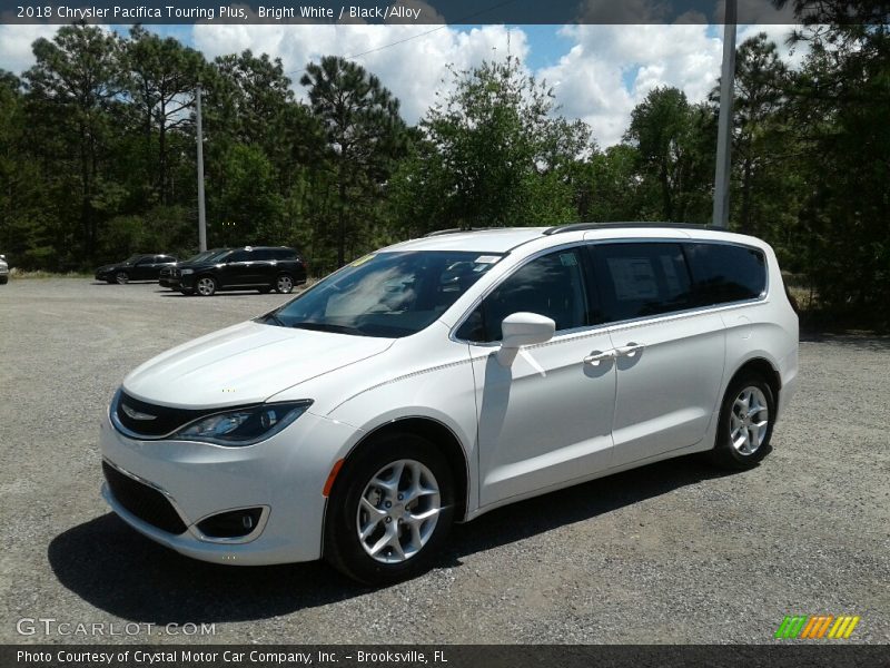 Bright White / Black/Alloy 2018 Chrysler Pacifica Touring Plus