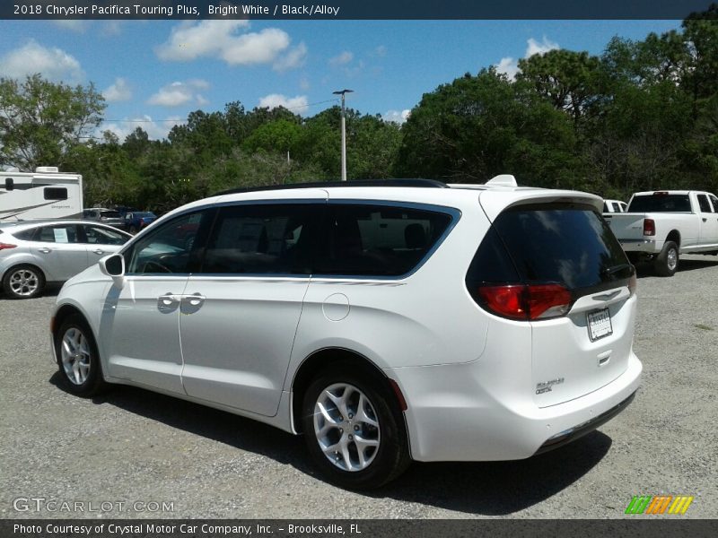 Bright White / Black/Alloy 2018 Chrysler Pacifica Touring Plus