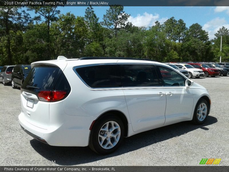 Bright White / Black/Alloy 2018 Chrysler Pacifica Touring Plus