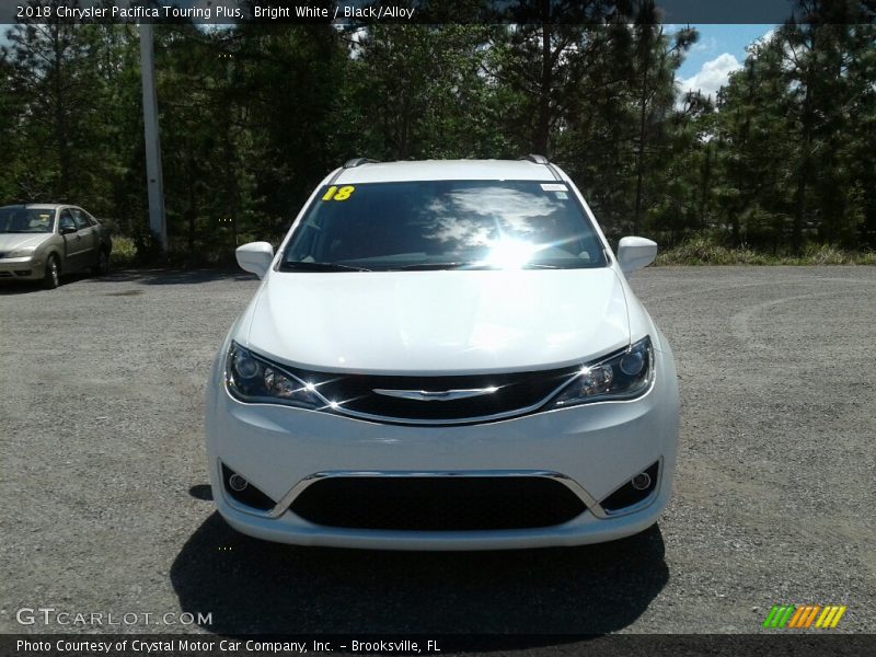 Bright White / Black/Alloy 2018 Chrysler Pacifica Touring Plus