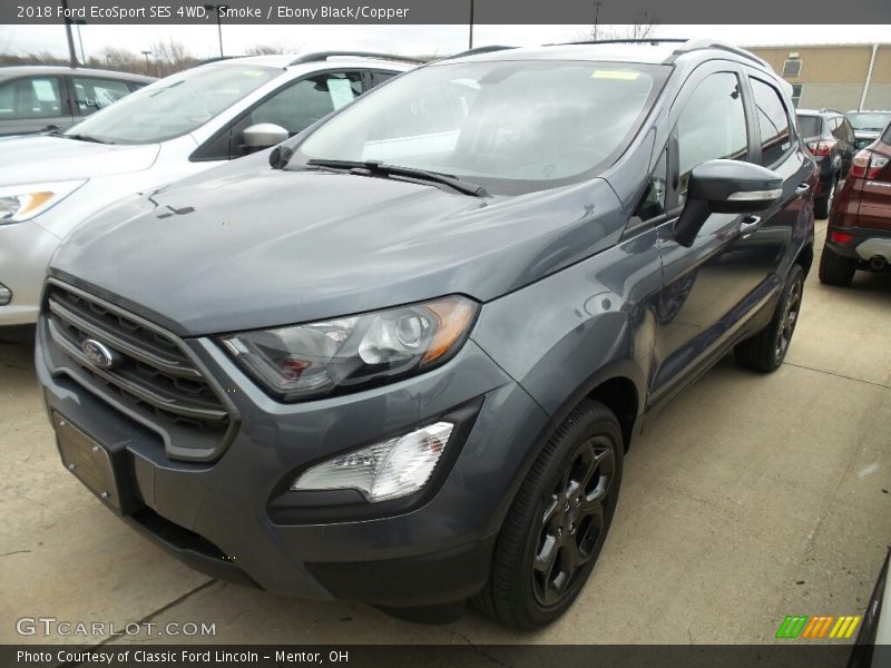 Smoke / Ebony Black/Copper 2018 Ford EcoSport SES 4WD