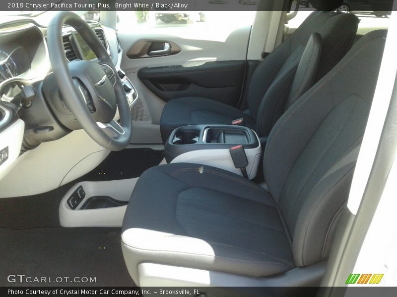 Bright White / Black/Alloy 2018 Chrysler Pacifica Touring Plus