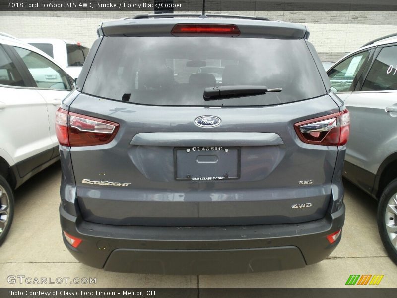 Smoke / Ebony Black/Copper 2018 Ford EcoSport SES 4WD