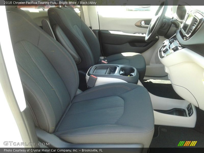 Bright White / Black/Alloy 2018 Chrysler Pacifica Touring Plus