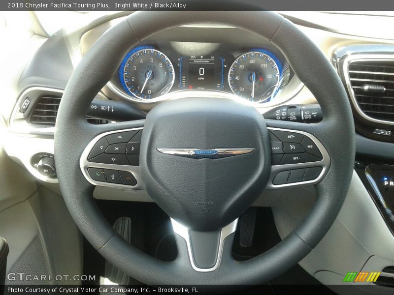 Bright White / Black/Alloy 2018 Chrysler Pacifica Touring Plus