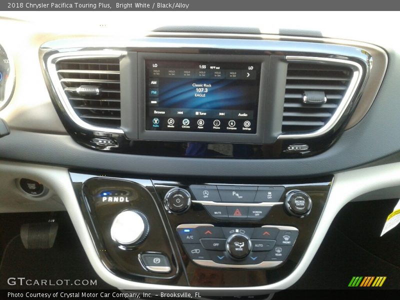 Bright White / Black/Alloy 2018 Chrysler Pacifica Touring Plus