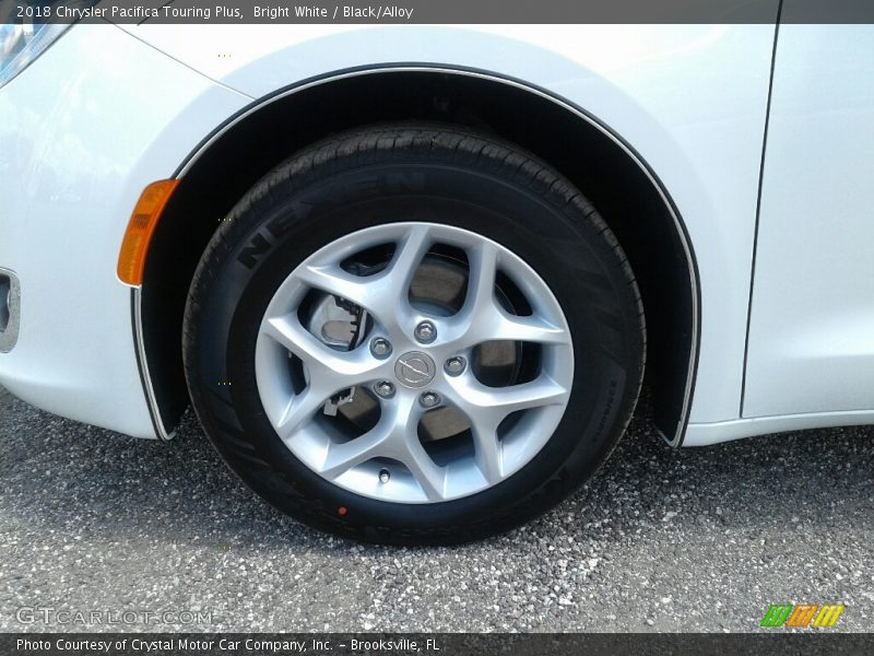 Bright White / Black/Alloy 2018 Chrysler Pacifica Touring Plus