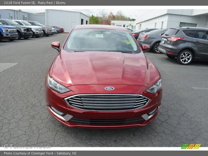 Ruby Red / Ebony 2018 Ford Fusion SE